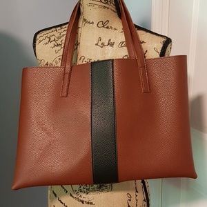 Vince Camuto brown and black Tote